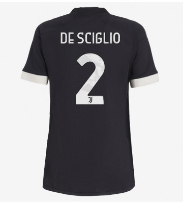 Juventus Mattia De Sciglio #2 Tercera Equipación Mujer 2023-24 Manga Corta